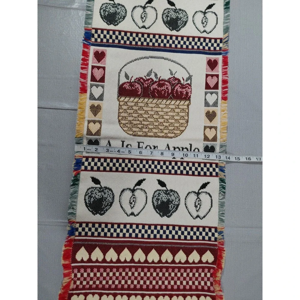 A Is For Apple Tapestry Table Runner 14